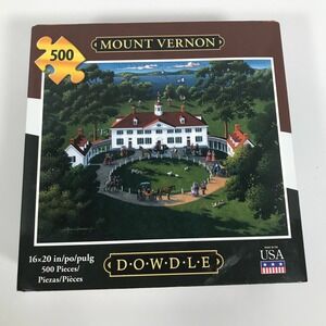 Dowdle Folk Art Mount Vernon Jigsaw Puzzle 500 Piece Eric Dowdle 888584 16x20